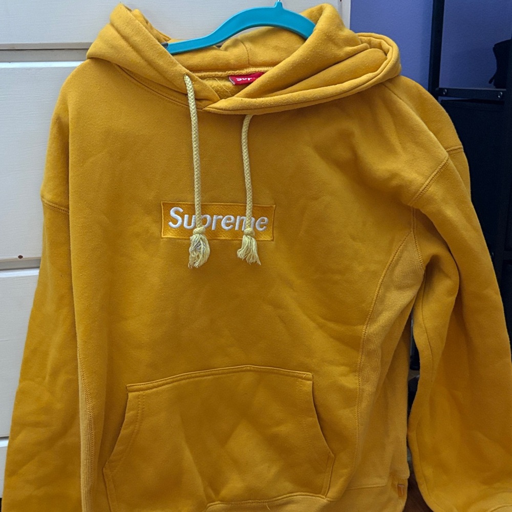 Supreme Mustard Yellow Hoodie